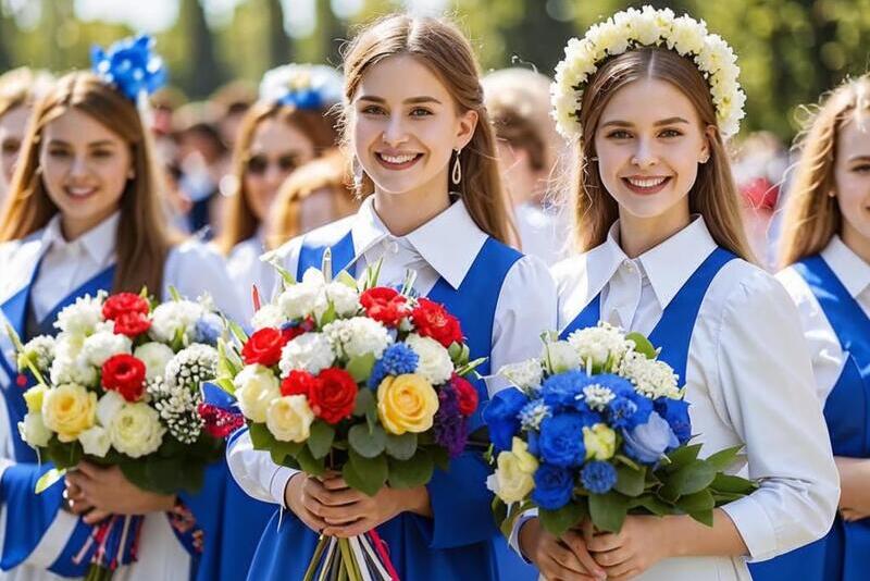 цветы на Последний звонок