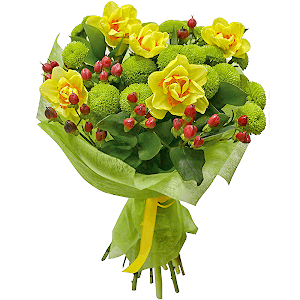 Sunny Daffodiles with delivery Kerch