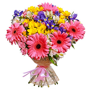 Букет "Розовый кристалл" с доставкой в Керчи