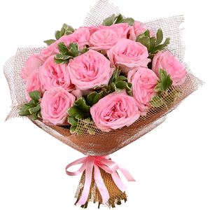 Arrangement of 15 peony roses with delivery Kerch