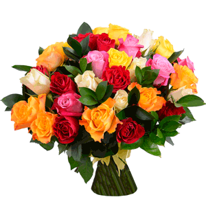 Arrangement of 35 Kenyan Roses with delivery Kerch