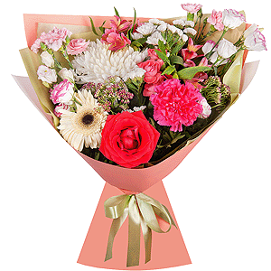 Bouquet in bright colors with delivery Kerch