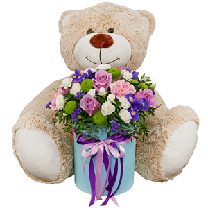 Композиция "Венера с медвежонком" с доставкой в Керчи