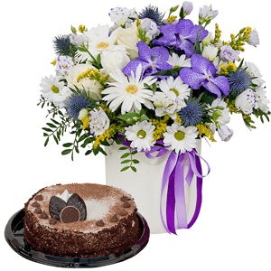Fluffy cloud with cake with delivery Kerch