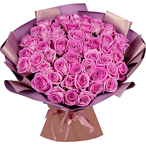 51 pink local roses arrangement with delivery Kerch