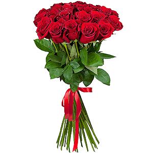 25 premium red roses arrangement with delivery Kerch