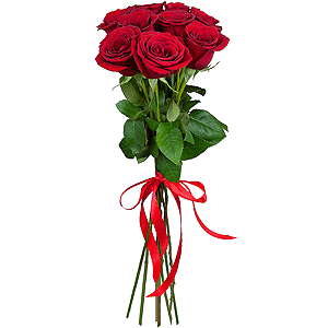 9 premium red roses arrangement with delivery Kerch