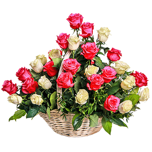Basket of flowers with delivery Kerch