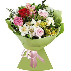 Bright bouquet with delivery Kerch