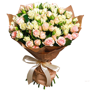 Bouquet of 17 spray roses with delivery Kerch