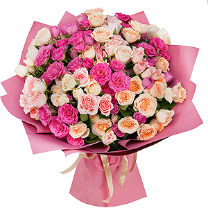 25 Spray roses with delivery Kerch
