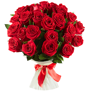 21 Red roses with delivery Kerch