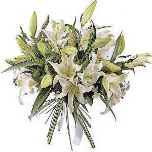 Bouquet of lilies (Deluxe) with delivery Kerch