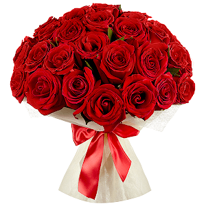 35 Red roses with delivery Kerch