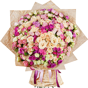 101 Spray roses with delivery Kerch