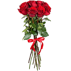 11 premium red roses arrangement with delivery Kerch