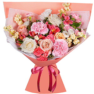 Bouquet in gentle colors with delivery Kerch