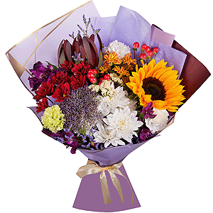 Bouquet of autumn flowers with delivery Kerch