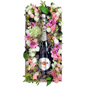 Italian Motive with non-alcoholic champagne with delivery Kerch