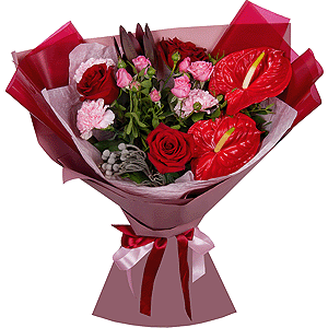 Little Red Flower with delivery Kerch