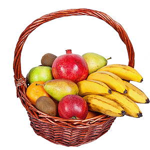 Fruit basket "Assorted fruits" with delivery Kerch