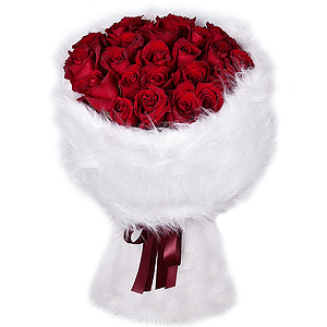 Roses in Fur with delivery Kerch