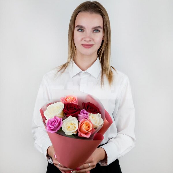 Multicolor rose 50 cm - 9, Wrapping Paper