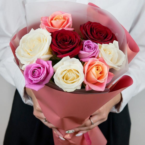 Multicolor rose 50 cm - 9, Wrapping Paper