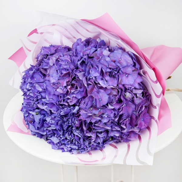Blue/purple hydrangea - 7, Wrapping Paper