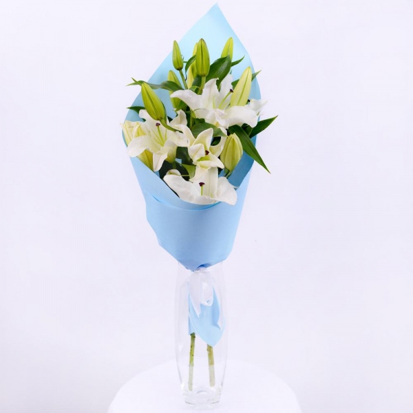 Lilies - 7, Wrapping Paper, Ribbon