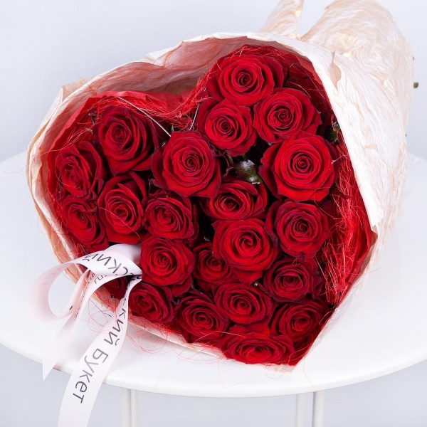 Red rose 50 cm - 33, Bouquet frame structure, Wrapping Paper