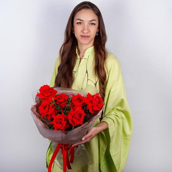 Rose Red 50 cm Ecuador - 7, Pistachio, Wrapping Paper